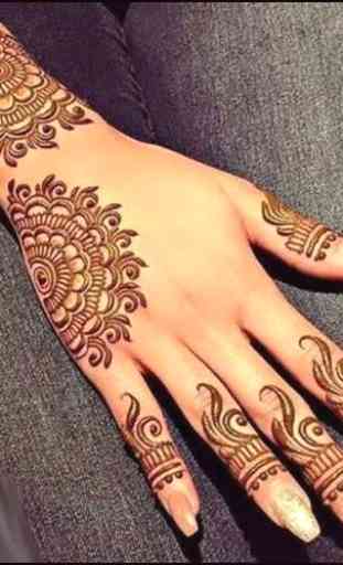 Diseño fácil de Henna Mehndi 3