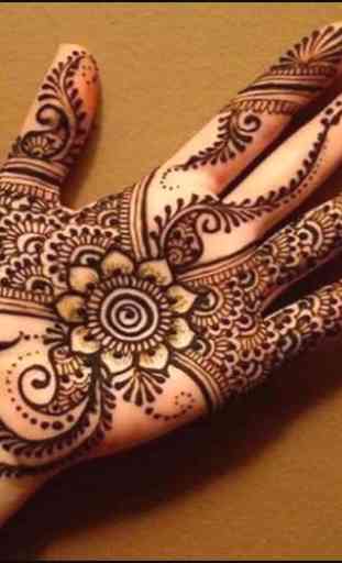 Diseño fácil de Henna Mehndi 4