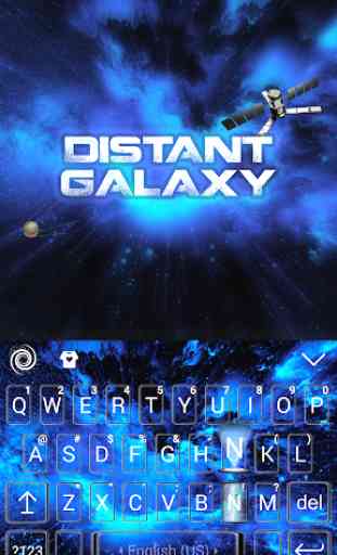Distantgalaxy Tema de teclado 1