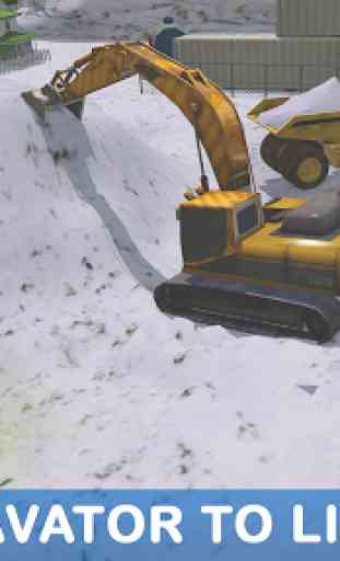 Excavator Pull Tractor: City Snow Cleaner 2