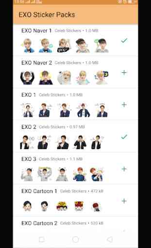 EXO WAStickerApps : Stickers for Whatsapp 1