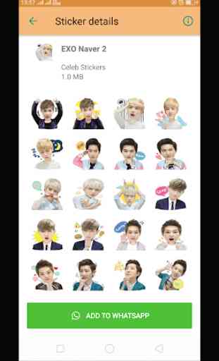 EXO WAStickerApps : Stickers for Whatsapp 2