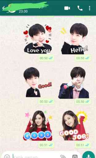 KPOP WAStickerApps : Korean Stickers for Whatsapp 3