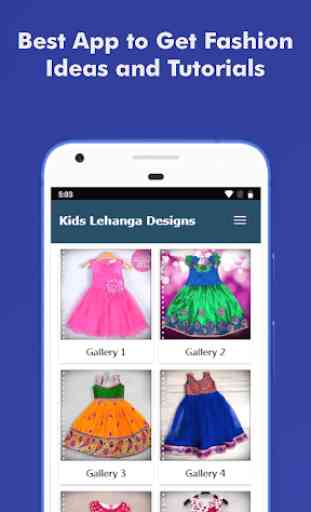 Latest Kids Lehengas Designs Gallery Offline 1