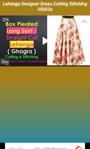 Lehenga Designer Dress Cutting Stitching VIDEO 2