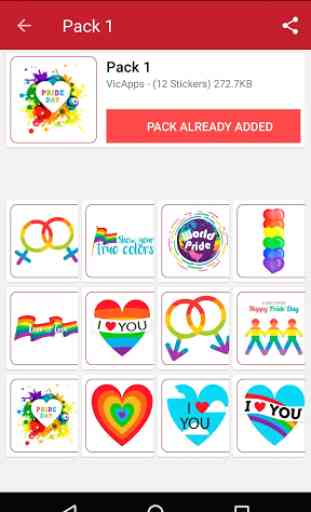 LGBT Gay Lesbian Stickers for chat - WAStickerApps 2
