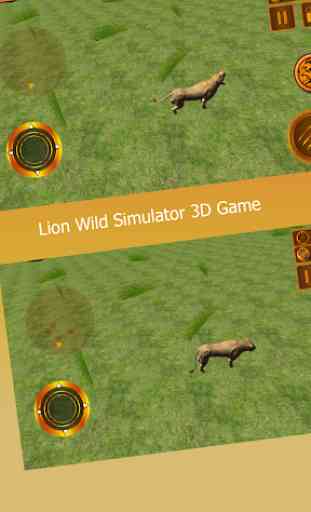Lion Wild Simulator 3D Juego 4