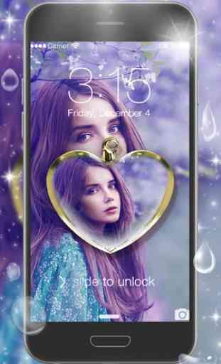 Lovely Girly 3D Live Lock Screen Theme Wallpapers 1