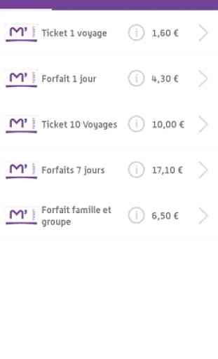 M'Ticket - Ticket mobile TaM - Montpellier 3M 2