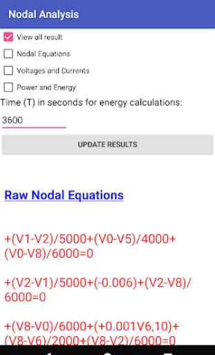 Nodal Equation Writer & Solver - Electric Circuits 3