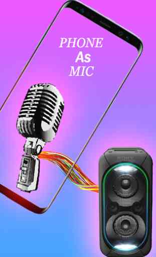 Phone As Mic - microphone mic to mobile speaker 1