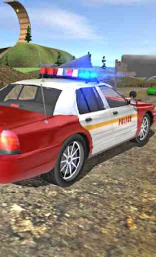 Policía de la ciudad simulador d conducción coches 3