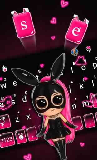Sexy Bunny Girl Tema de teclado 2