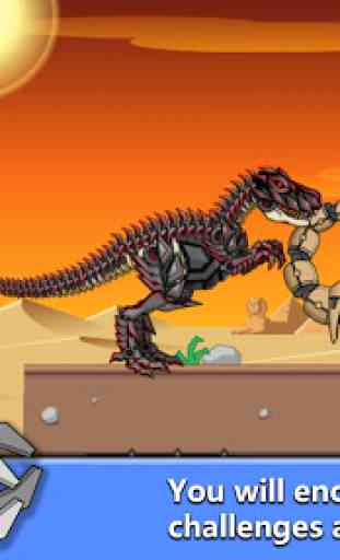 T-Rex Dinosaur Fossils Robot Age 2