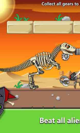 T-Rex Dinosaur Fossils Robot Age 3