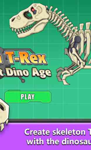 T-Rex Dinosaur Fossils Robot Age 4