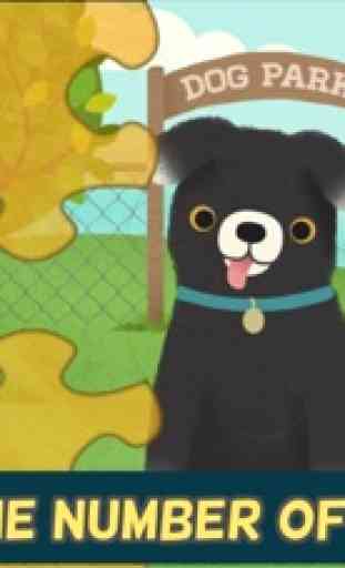 Juegos de mascotas para niños: Lindo Gatos, Perros y Divertidos Rompecabezas de Animales 2