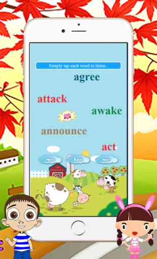 Action Verbs List Inglés básico para niños 2