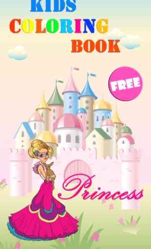 Colorante Princesa Colorear Princess Coloring Book 1