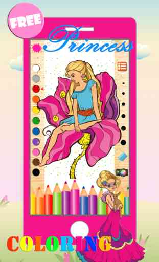 Colorante Princesa Colorear Princess Coloring Book 4