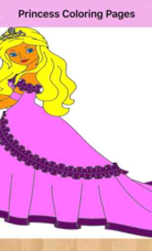 Juegos de Princesas para pintar y colorear 4