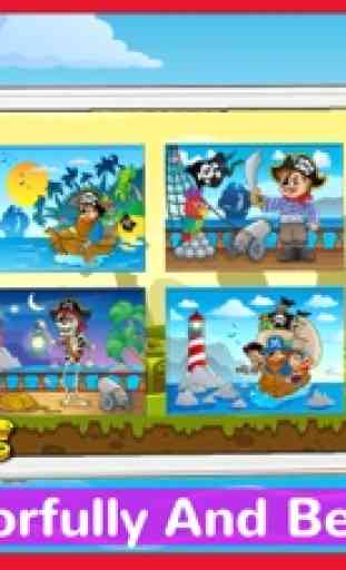 Pirates Jigsaw Puzzles Games For Kids & Toddlers! 3