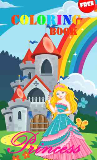 Princesa Dibujo Y Pintura De Juegos Niños Gratis 2 1