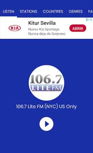 106.7 Lite FM New York - free radio online 1