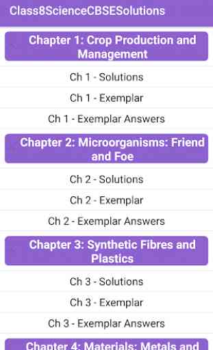8th Science CBSE Solutions - Class 8 2