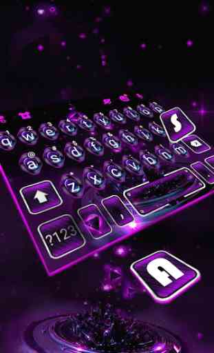 Black Neon Tech Tema de teclado 2