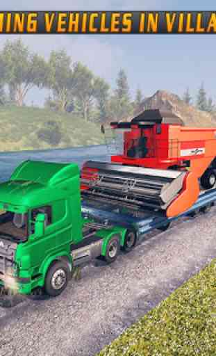 Camiones de transporte de máquinas agrícolas reale 1
