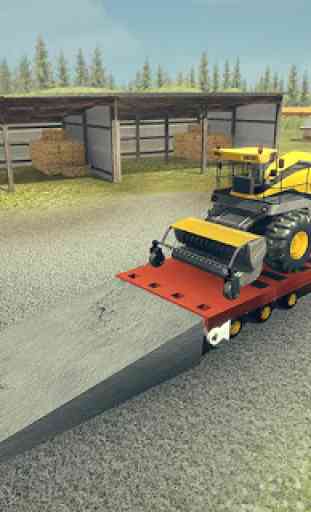 Camiones de transporte de máquinas agrícolas reale 2
