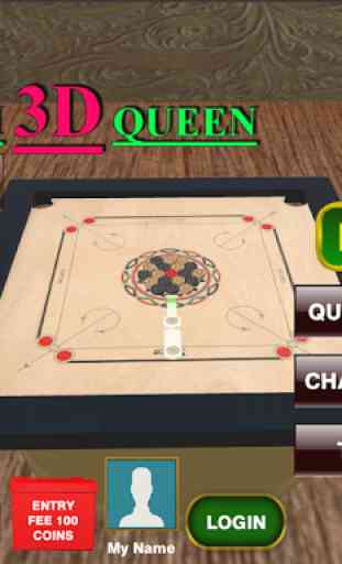Carrom Queen: 3D Carrom Board 2