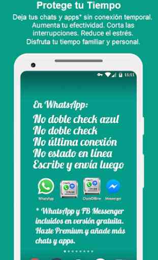 Chats Offline para WhatsApp y Más | Sin ser visto 1