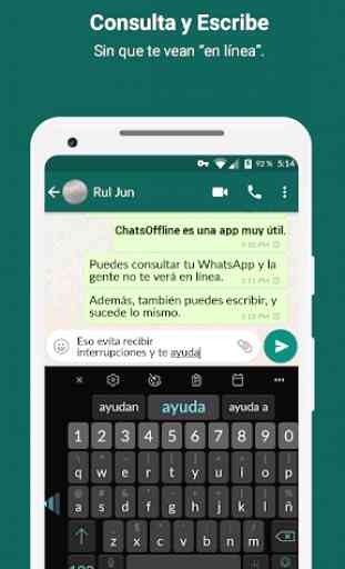 Chats Offline para WhatsApp y Más | Sin ser visto 2