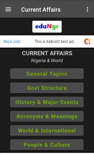Current Affairs Quiz App 2019 - Nigeria & World 1