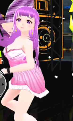 Dancing Girl Anime MMD 3