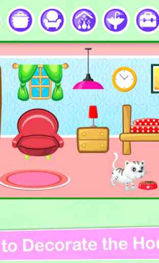 Escuela de decoración de casa de muñecas Home Play 3