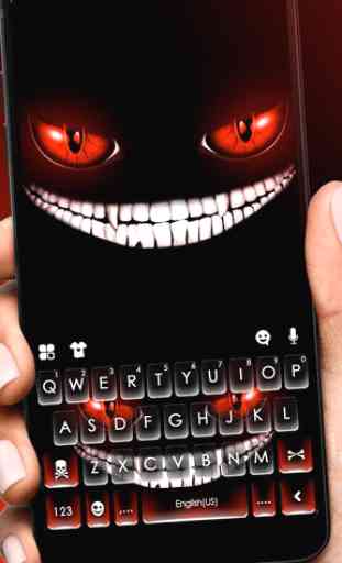Evil Smile Tema de teclado 1