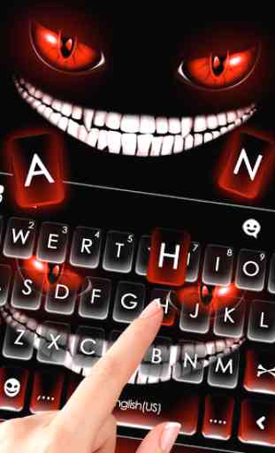 Evil Smile Tema de teclado 2