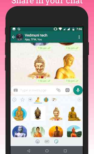Lord Buddha Stickers for Whatsapp (WAStickerApps) 1
