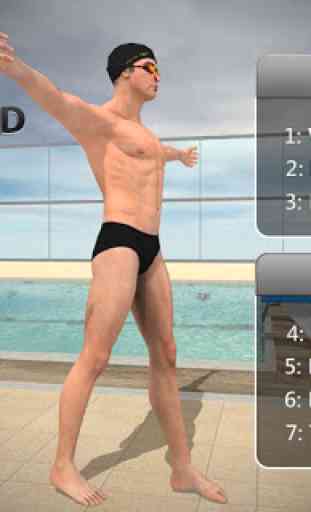 Maestro de natación piscina 3D: aprende a nadar 1