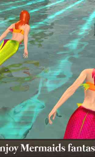 Mermaids ocean swimming race simulator 1
