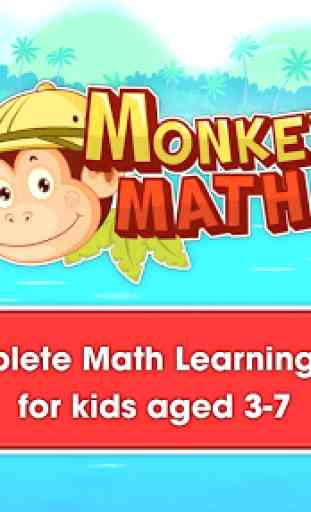 Monkey Math: math games & practice for kids 1