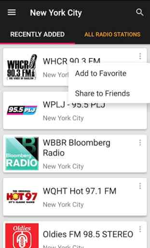 New York City Radio Stations - USA 1