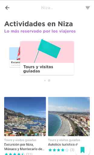 Niza Guía turística en español y mapa  2