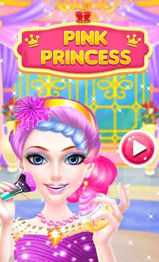 Pink Princess-juegos de maquillaje 1