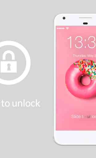 Pink Tasty Donuts Baking Lock Screen Password 1