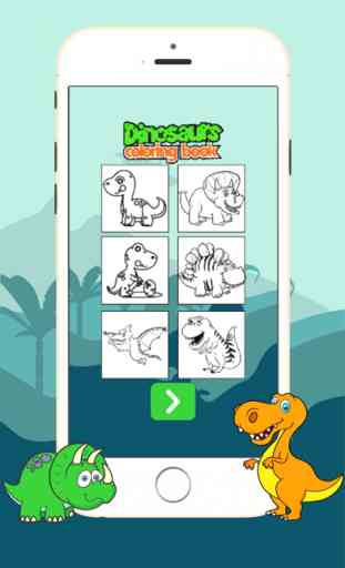 pintar juegos de dinosaurios para niños 2