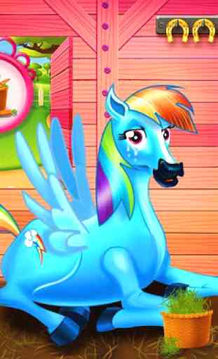 Princesa arco iris Pony juego 2